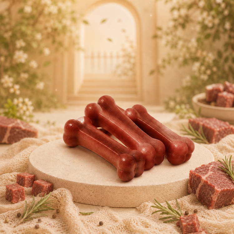 تشویقی خشک نوریش پت مدل استخوان ۲۰ گرم تک عددی رندوم