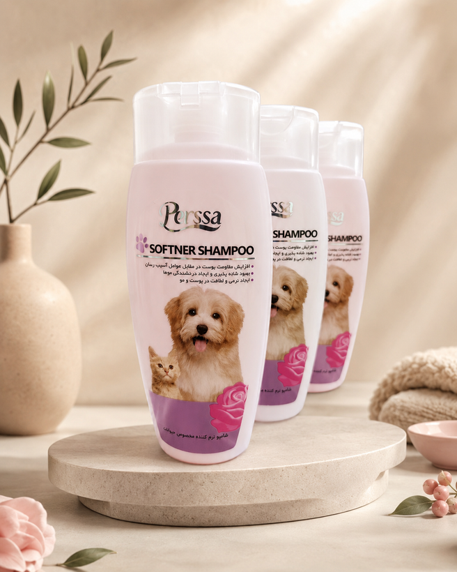 شامپو نرم کننده مو حیوانات پرسا ۲۵۰ میل