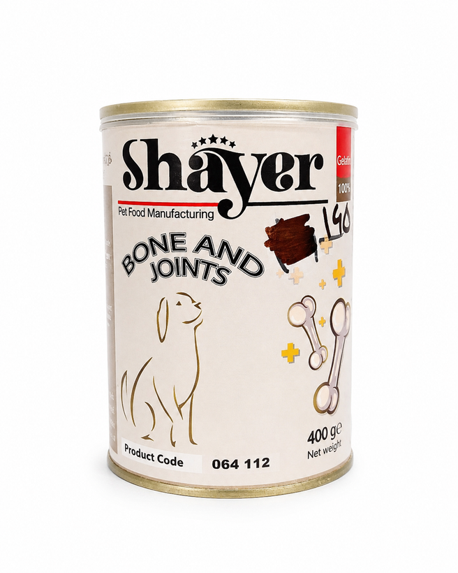 کنسرو سگ شایر با طعم عصاره قلم ۴۰۰ گرمی