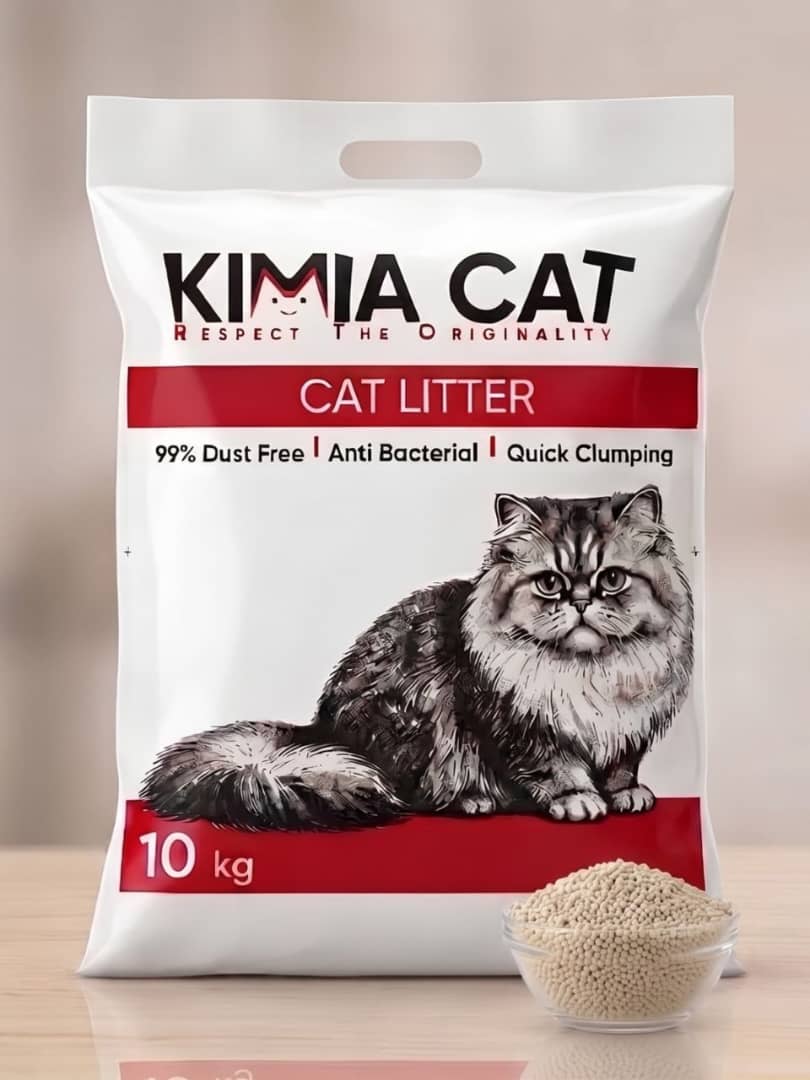 خاک گربه کیمیا کت مدل ساده ۱۰ کیلویی | Kimia Cat Cat Litter