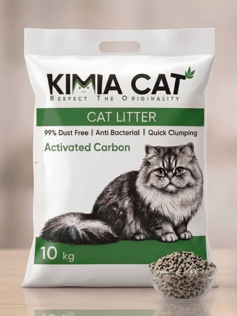 خاک گربه کیمیا کت مدل کربن فعال ۱۰ کیلویی | Activated Carbon